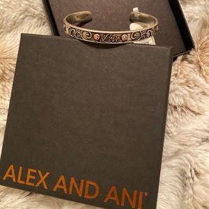 Alex and Ani bracelet love Swarovski